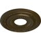 Ekena Millwork Lauren Ceiling Medallion (Fits Canopies up to 6 1/4"), 20 5/8"OD x 6 1/4"ID x 1 3/8"P, Brass CM20LNBRS - alternate 2